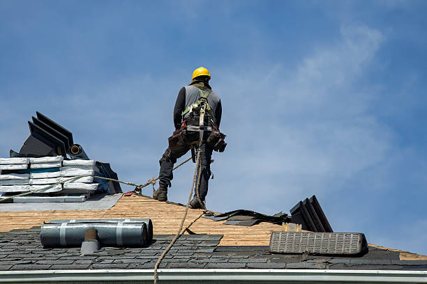 Professional Flat Roof Repair technician working in Clarks Summit, PA